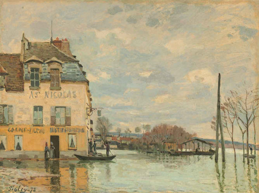 Flood at Port-Marly by Alfred Sisley 1900