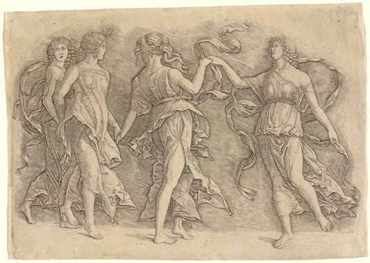 Four Women Dancing by Andrea Mantegna 1497
