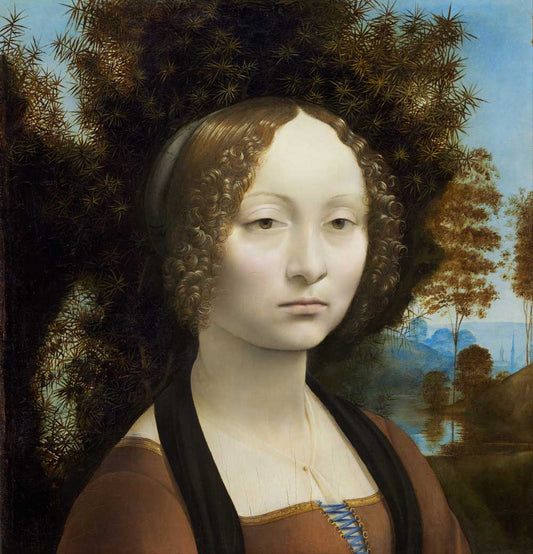 Ginevra by Leonardo da Vinci 1485
