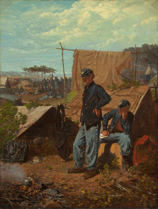 Army Camp by Winslow Homer 1863