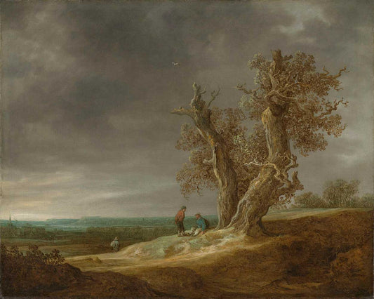 Two Oaks by Jan van Goyen 1641