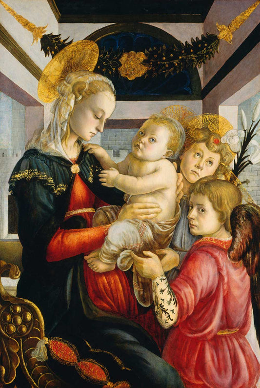 Madonna and Child with Angels by Sandro Botticelli 1470