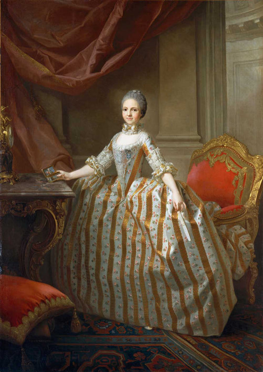 Maria Luisa of Parma by Laurent Pêcheux 1765