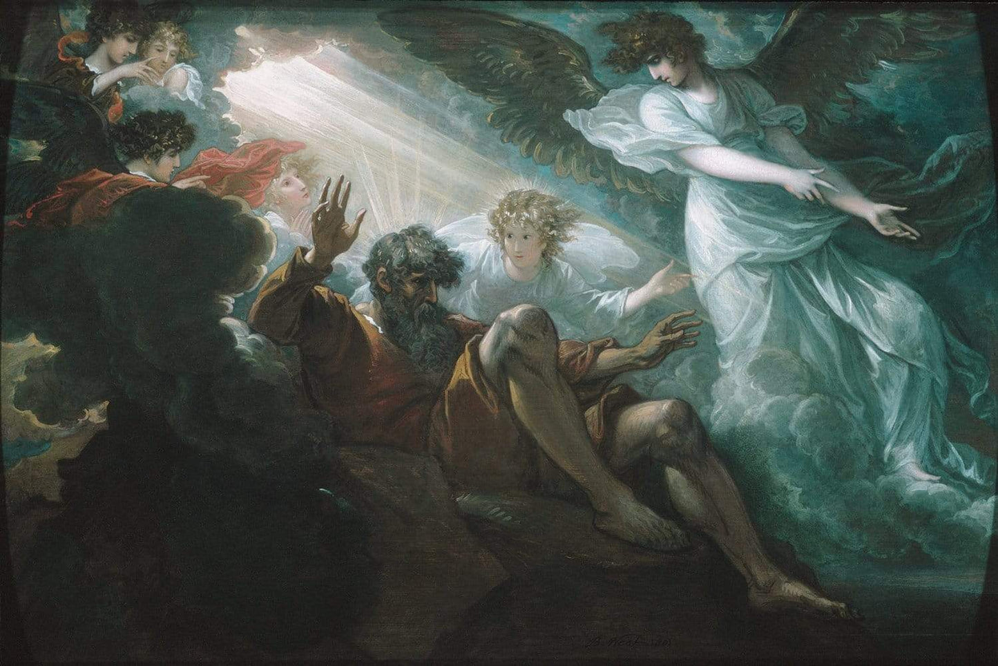 Moses Shown the Promised Land by Benjamin West 1801