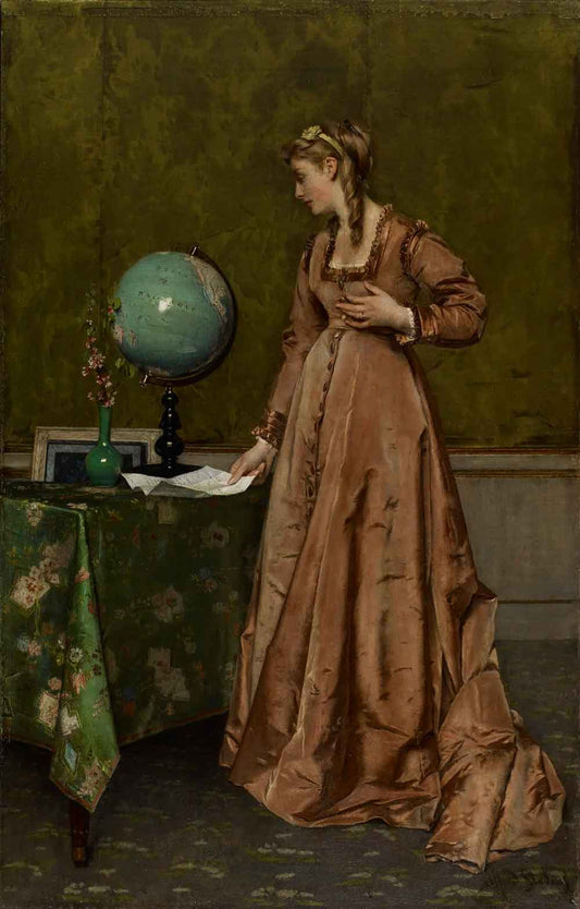 News from Afar by Alfred Stevens 1865