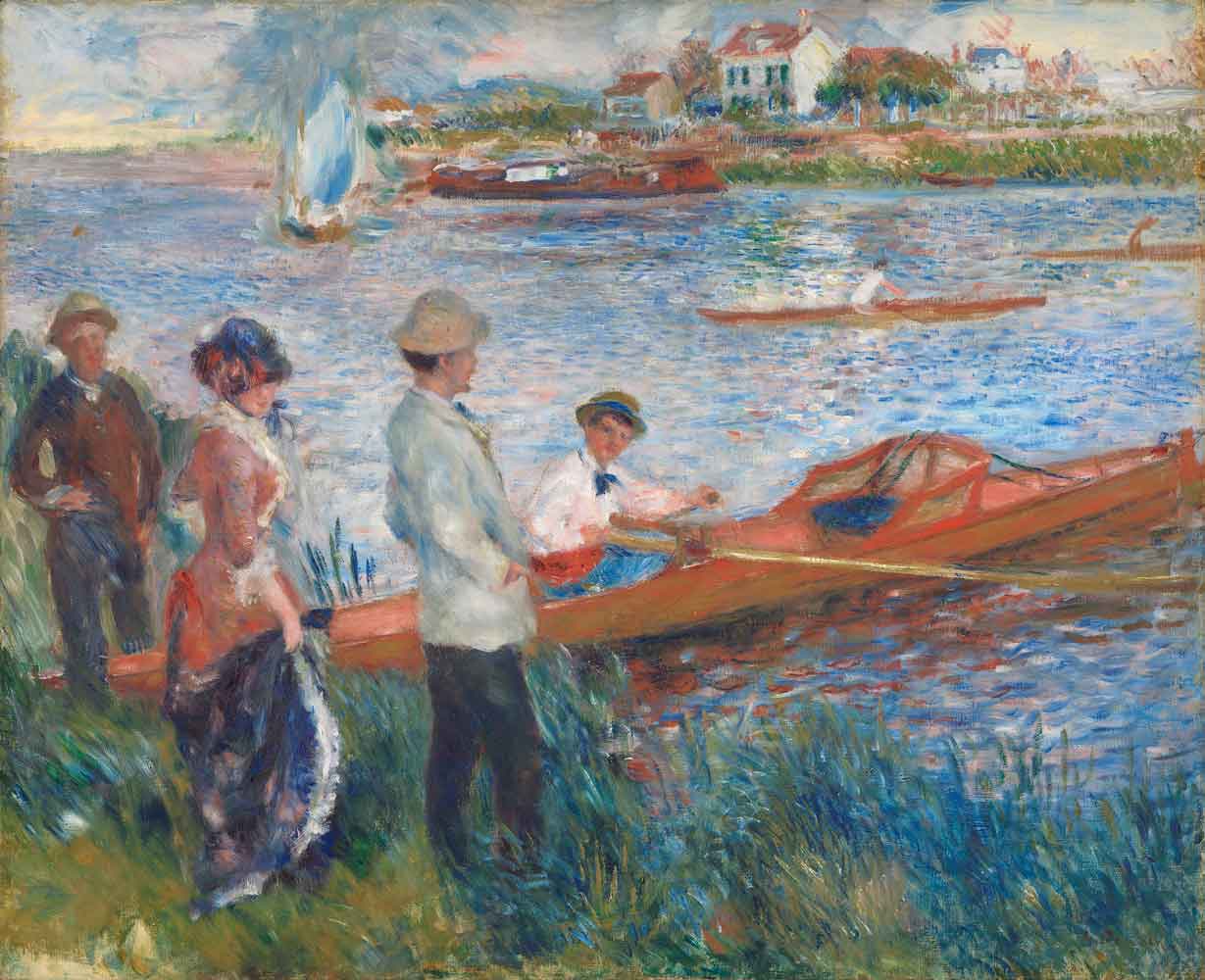 Oarsmen at Chatou by Pierre-Aguste Renoir 1879