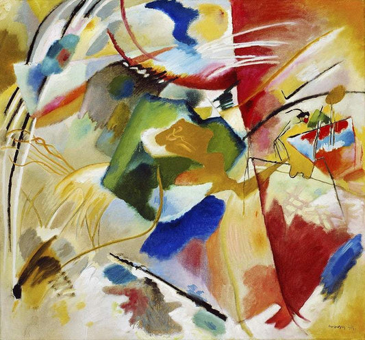 Painting with Green Center (1913) by Wassily Kandinsky