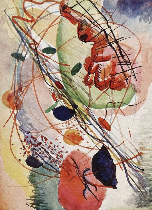 Aquarell print in high resolution by Wassily Kandinsky (1866–1944)