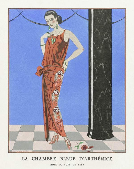 Modes & Frivolités: Evening Attire No. 1 (1923)by George Barbier