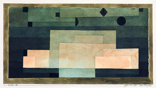 The Firmament Above the Temple (1922) by Paul Klee