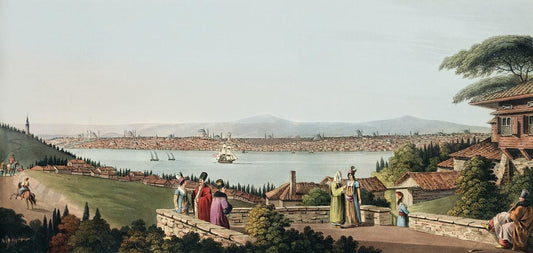 View of Constantinople by Luigi Mayer (1755-1803)