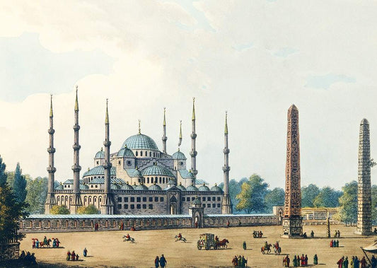 Mosque of Sultan Achmet by Luigi Mayer (1755-1803)