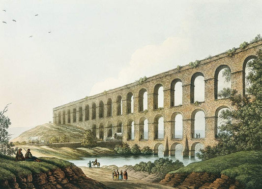 Aqueduct near Belgrade by Luigi Mayer (1755-1803)