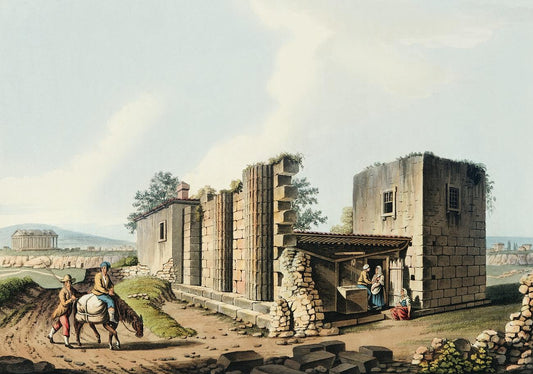 Ancient Temples at Agrigentum by Luigi Mayer (1755-1803)