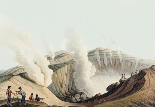 Crater in the Island of Volcano by Luigi Mayer (1755-1803)