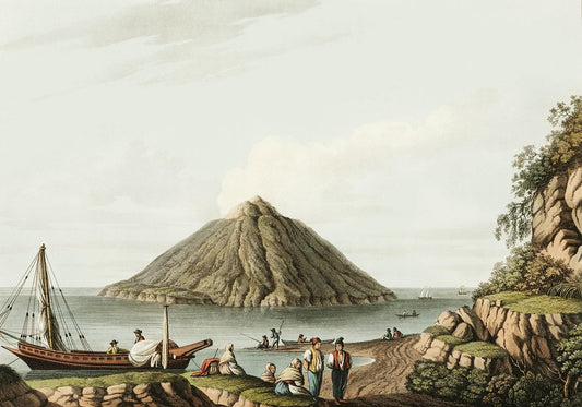 Island of Stromboli by Luigi Mayer (1755-1803)