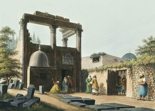 Mosque at Latachia by Luigi Mayer (1755-1803)