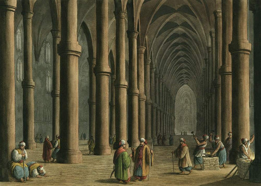 Cathedral at Tortosa by Luigi Mayer (1755-1803)