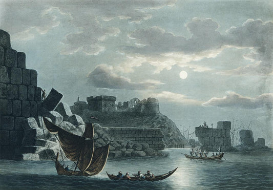 The Island of Tortosa by Luigi Mayer (1755-1803)