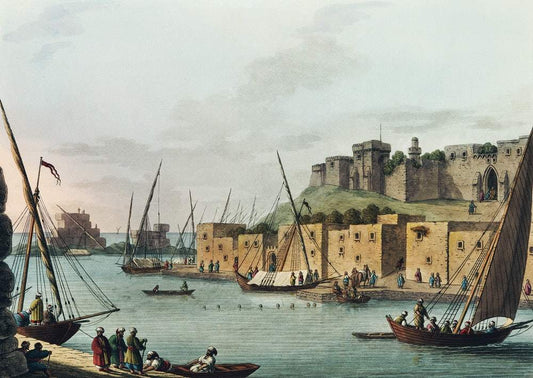 Castle in the Island of Tortosa by Luigi Mayer (1755-1803)
