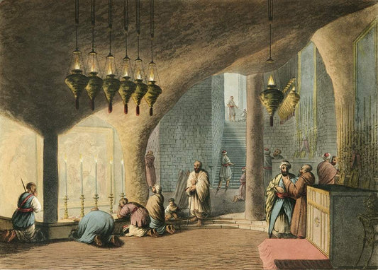 The Grotto of the Nativity by Luigi Mayer (1755-1803)