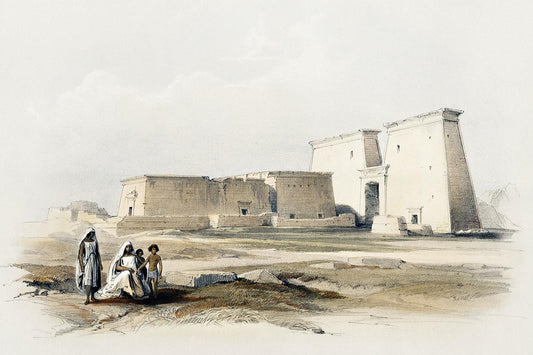 Temple of Dakka by David Roberts (1796-1864)