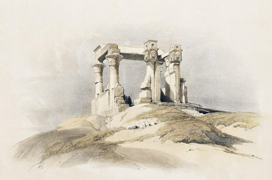 Temple of Wady Kardassy by David Roberts (1796-1864)