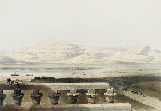 Libyan chain of mountains by David Roberts (1796-1864)