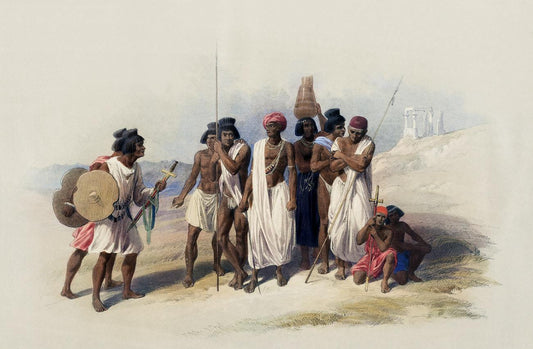 Group of Nubians by David Roberts (1796-1864)