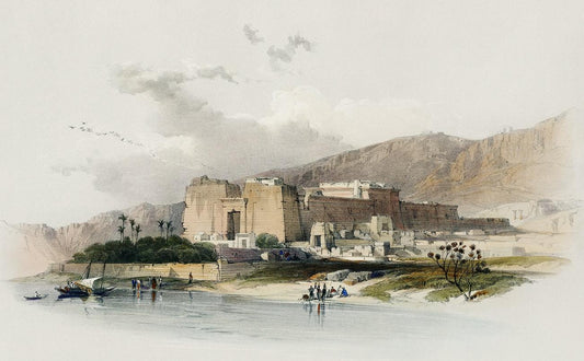 Temple of Kalabshee by David Roberts (1796-1864)
