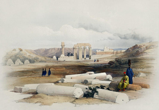 Ancient Hermonthis by David Roberts (1796-1864)