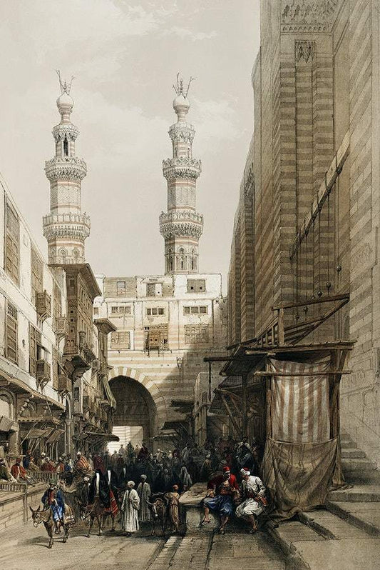 Metwaleys at Cairo by David Roberts (1796-1864)
