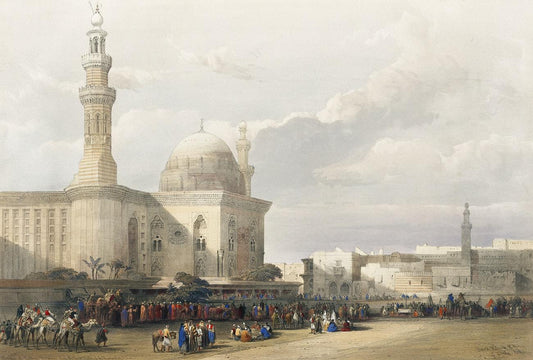 Mosque of Sultan Hassan by David Roberts (1796-1864)