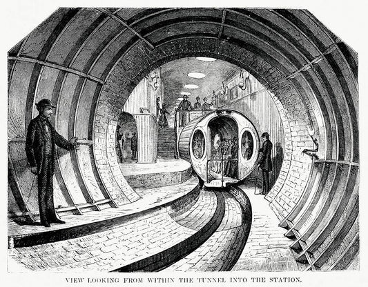 Broadway Underground by New York 2 Parcel Dispatch Company (1872)