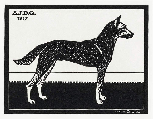 Dog (1917) by Julie de Graag