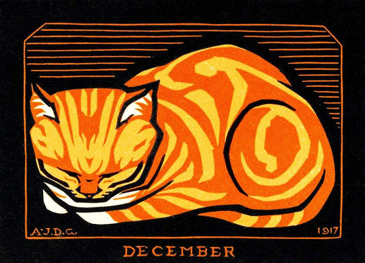 December Cat (1917) by Julie de Graag