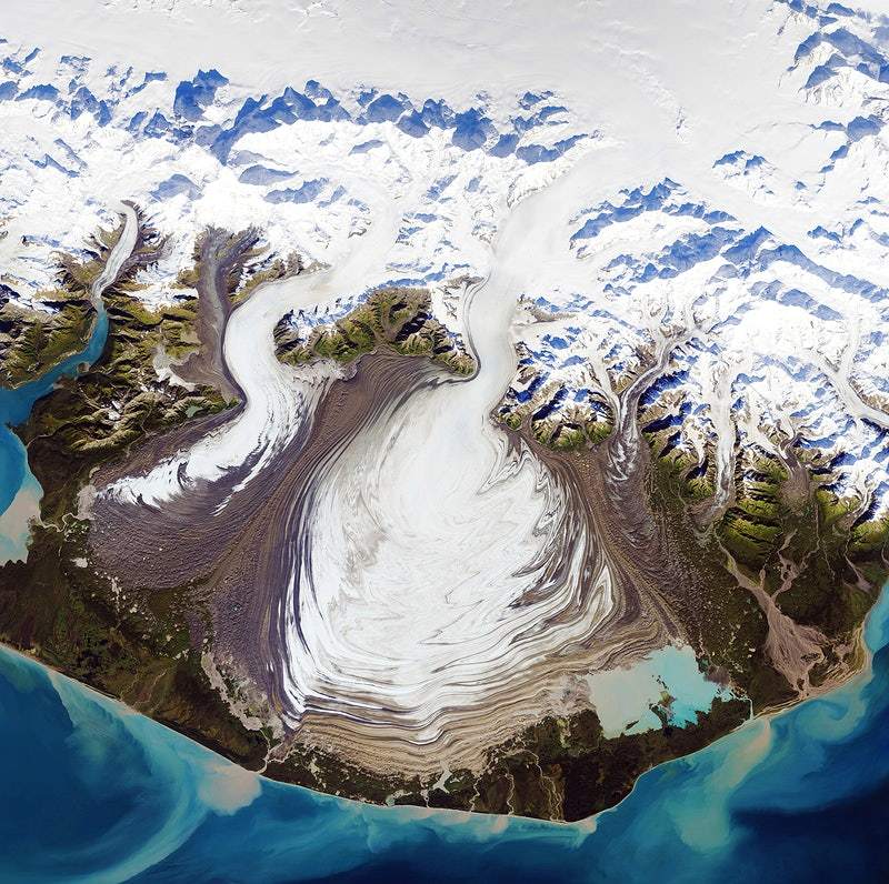Piedmont glacier by NASA