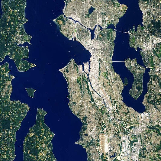 Coastal Closeup by NASA