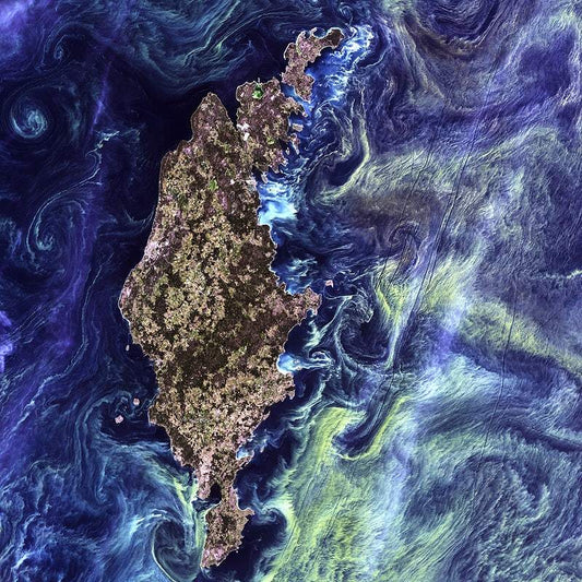 Gotland, a Swedish island by NASA