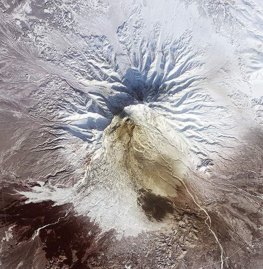 Shiveluch Volcano by NASA