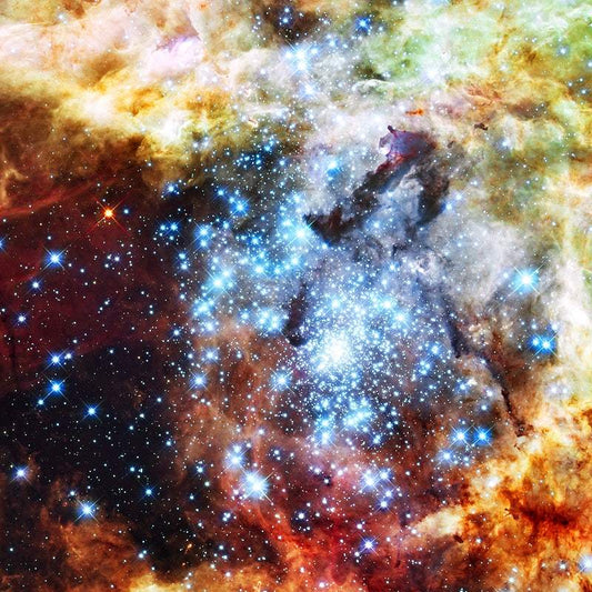 Merging of star clusters by NASA