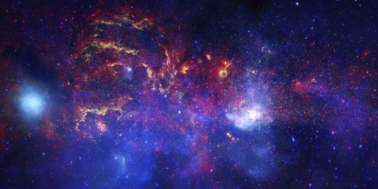 Blue Star and Nebula by NASA