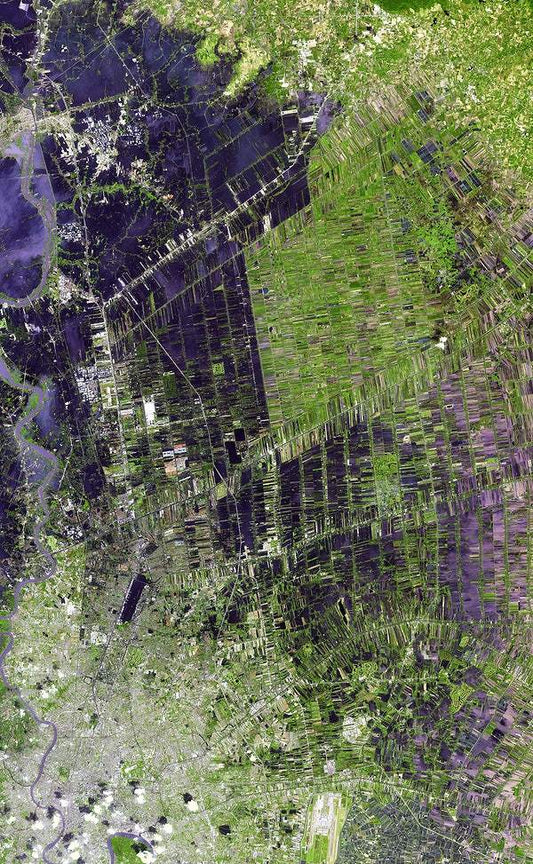 Chao Phraya River, Thailand by NASA