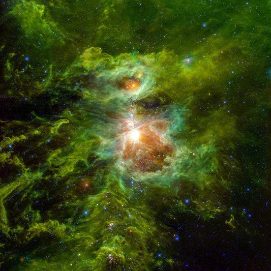 Green Nebulae by NASA