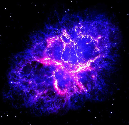 Blue and Violet Nebula by NASA