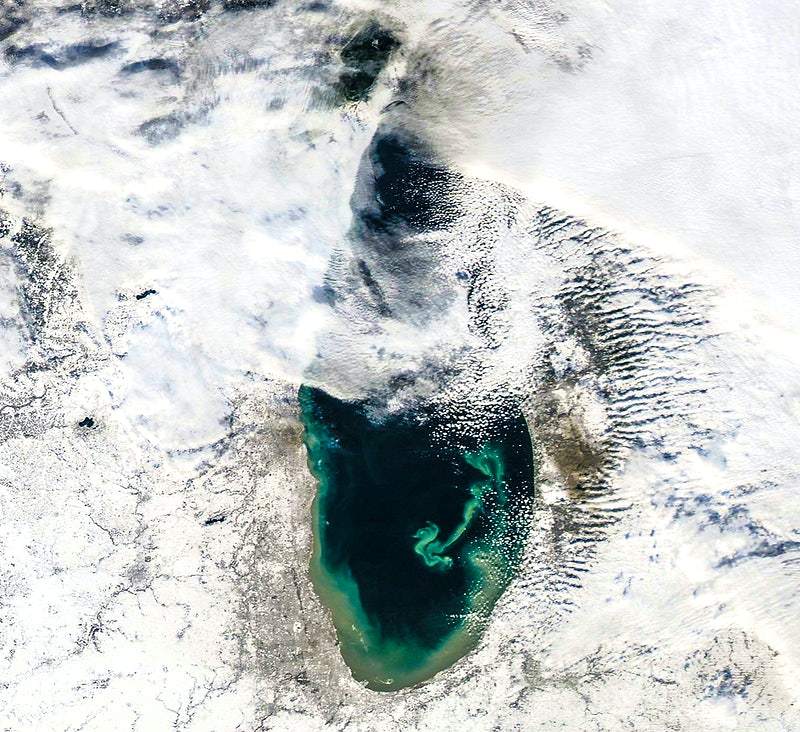 Lake Michigan by NASA
