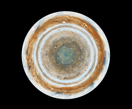 Color maps of Jupiter by NASA