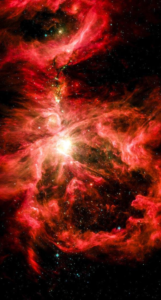 Nebula in Red using a NASA telescope