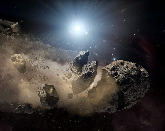 Shredded Asteroids by NASA