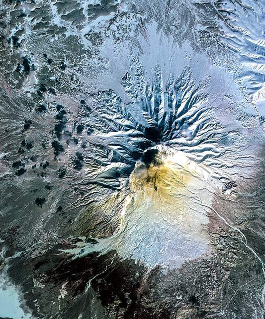 Sheveluch Volcano by NASA